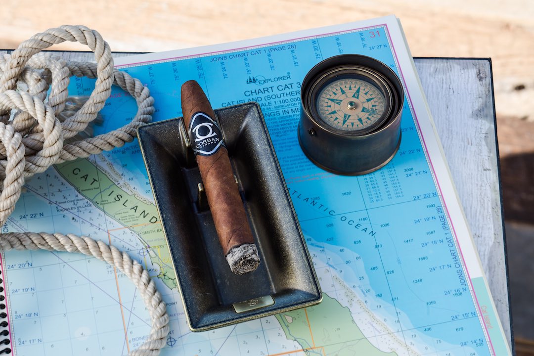 Corban Nautilus Cigar with Compass, Rope and Map